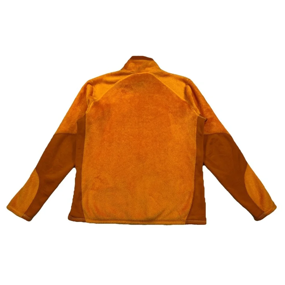 Patagonia R2 Jacket Full Zip Fuzzy Fleece Jacket Mango Orange Women's Medium